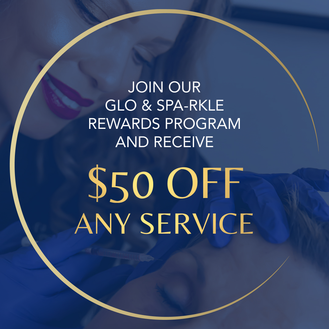 Join the Glo & Sparkle Rewards Program and receive $50 off any service